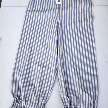 Blue and white verticle striped child bloomers - Pirate style one size