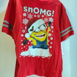 Red Despicable Me Shirt  with SNOMG! Kids Size S