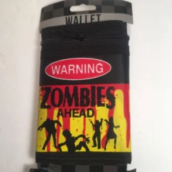 Zombie Killer Nylon Warning Zombies Wallet