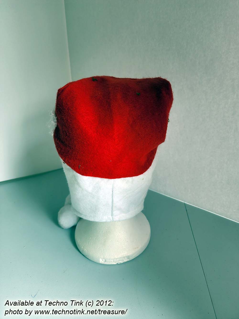 Santa Face Felt Hat - Image 4