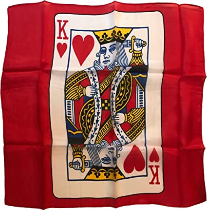 Silk 18 inch King of Hearts Card from Magic by Gosh - Trick - Image 3