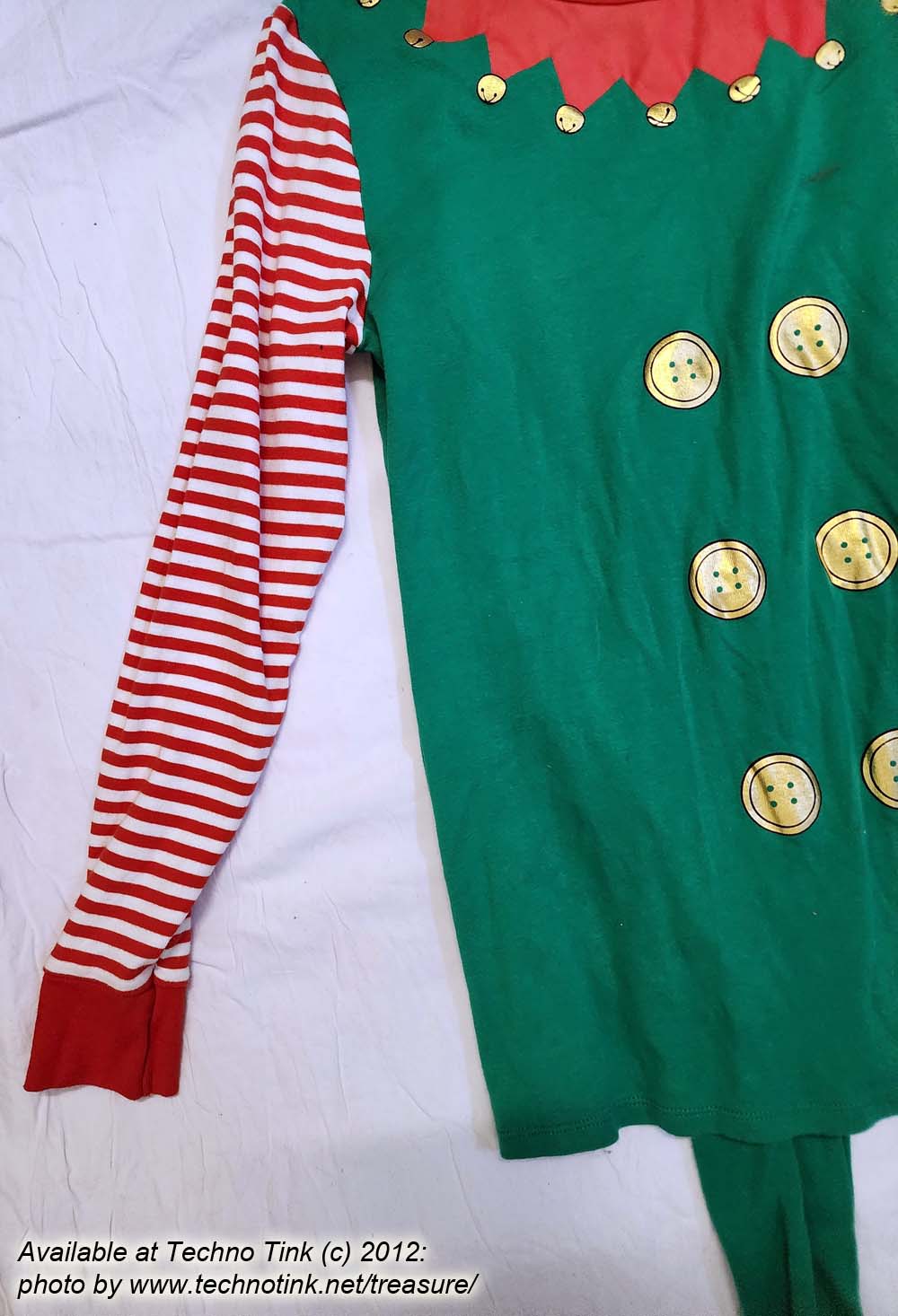 Holiday Set Pajamas Christmas Elf - Large - Image 6