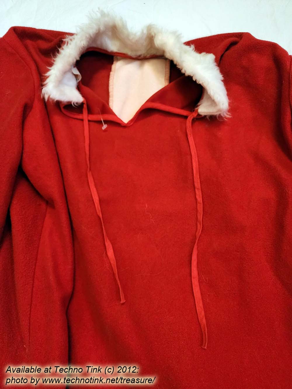 Woman's Santa Shawl Coat One Size - Image 7