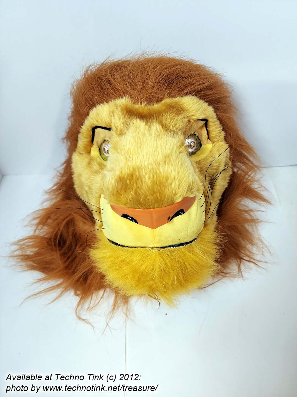 Lion Face Hair Piece Mask