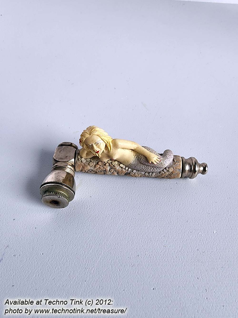 Clay/Resin sculpted Mermaid Pipe - Used - Image 2