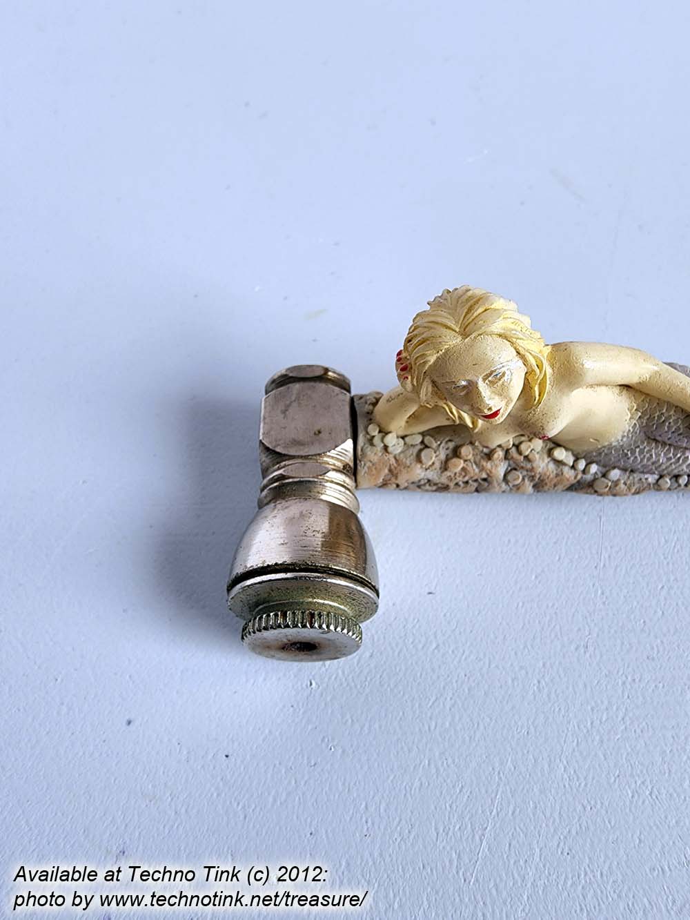 Clay/Resin sculpted Mermaid Pipe - Used - Image 3