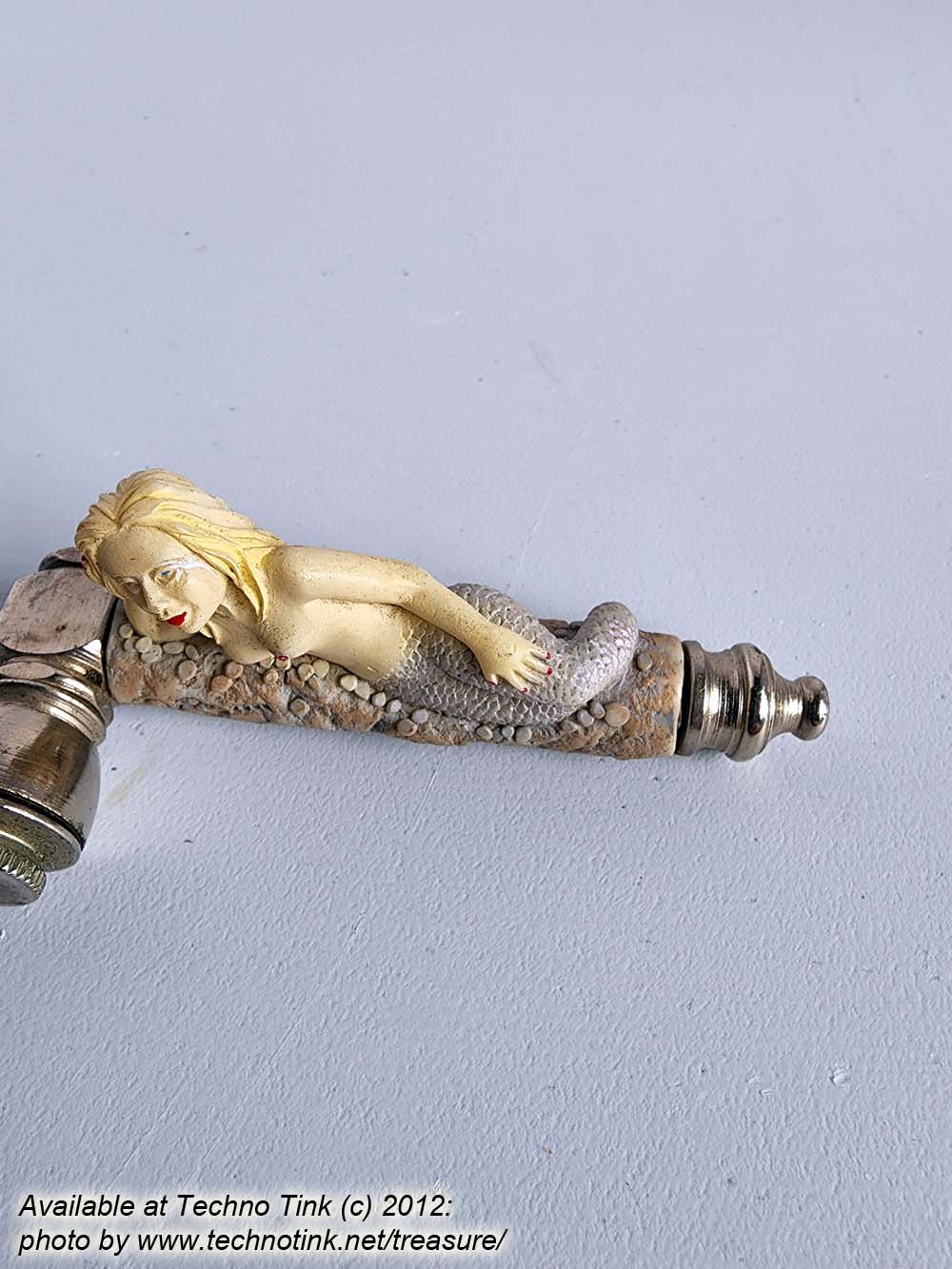 Clay/Resin sculpted Mermaid Pipe - Used - Image 4