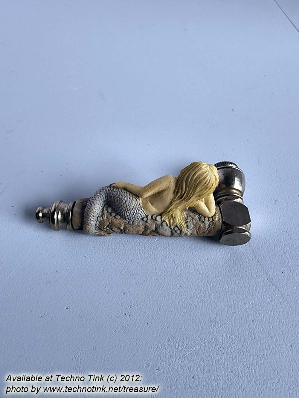 Clay/Resin sculpted Mermaid Pipe - Used - Image 7