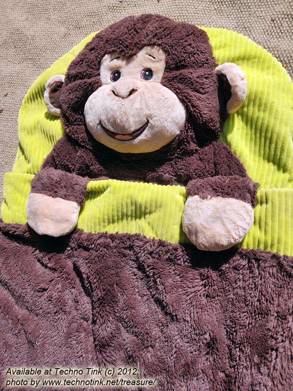 Kids Monkey Sleeping Bag (Used, Good) - Image 5