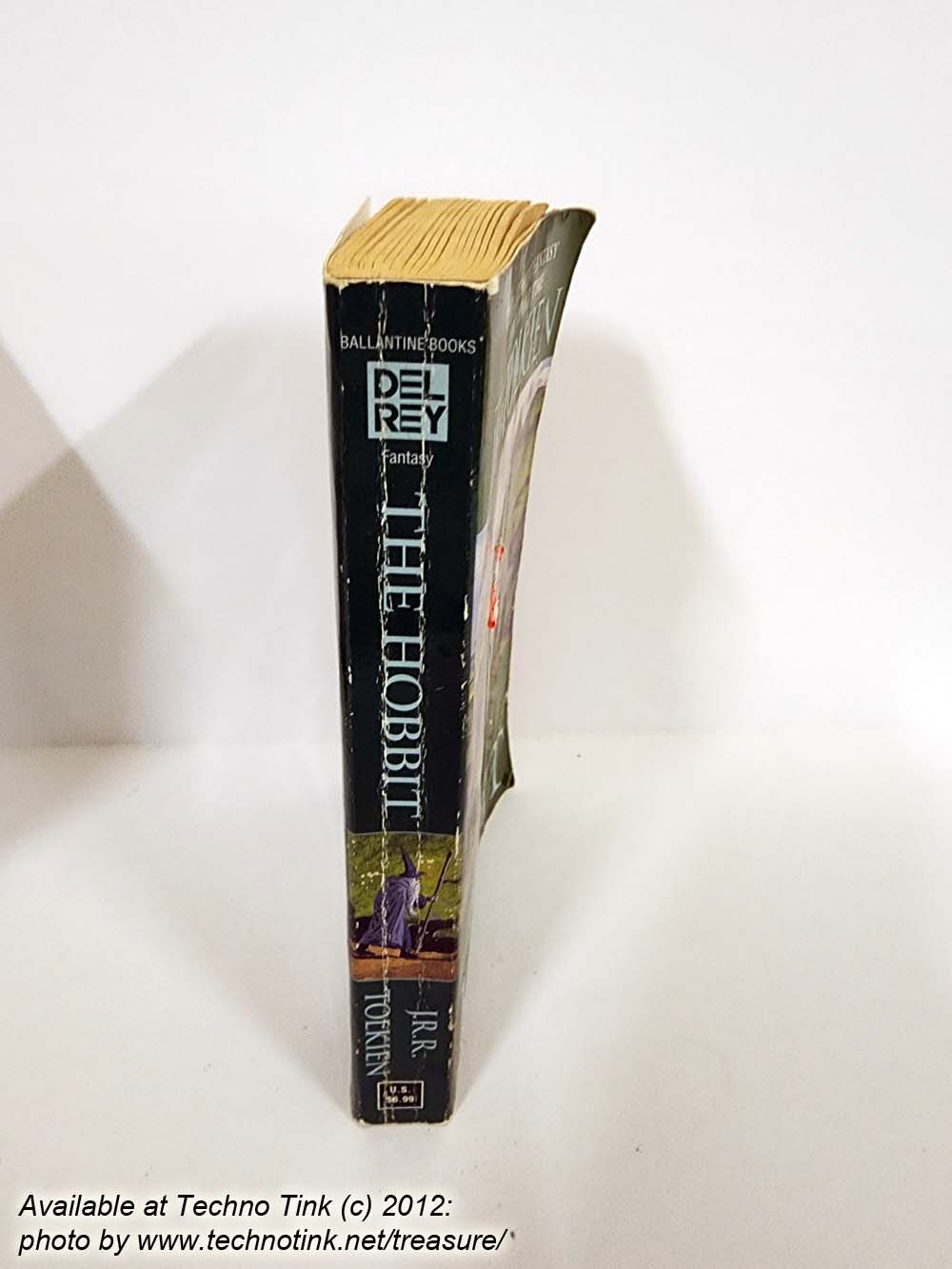 Used Paperback copy of J.R.R. Tolkien The Hobbit - Image 3