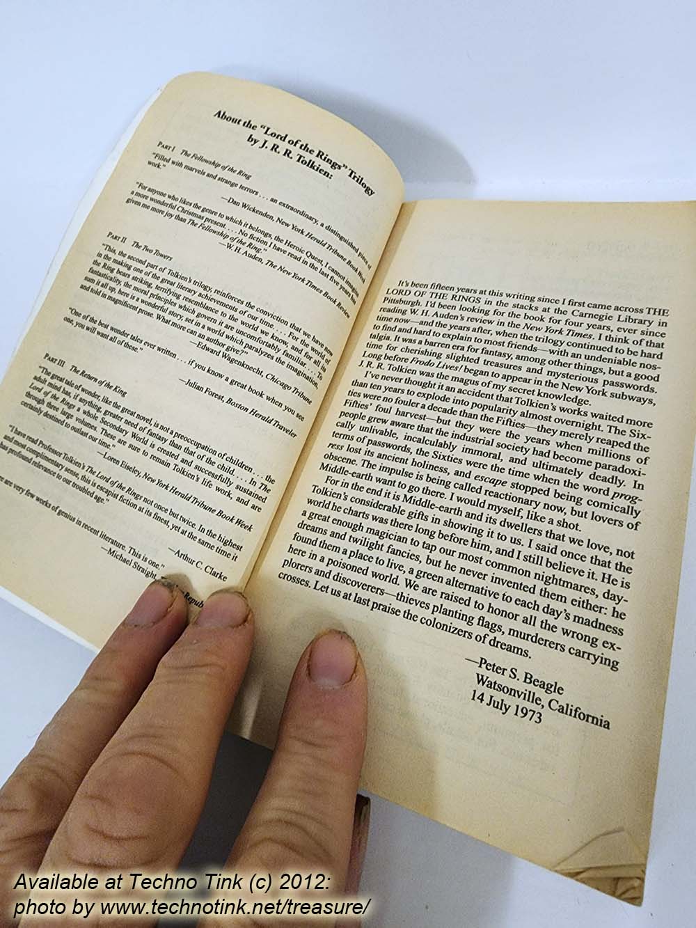 Used Paperback copy of J.R.R. Tolkien The Hobbit - Image 7