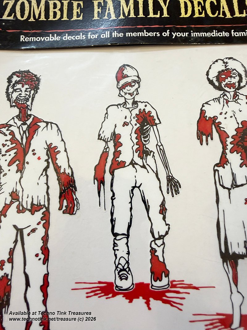 Zombie Family Decals - Family - Mom, dad, Son, daughter, Cat, Dog - Image 8