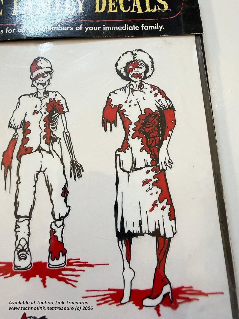 Zombie Family Decals - Family - Mom, dad, Son, daughter, Cat, Dog - Image 9