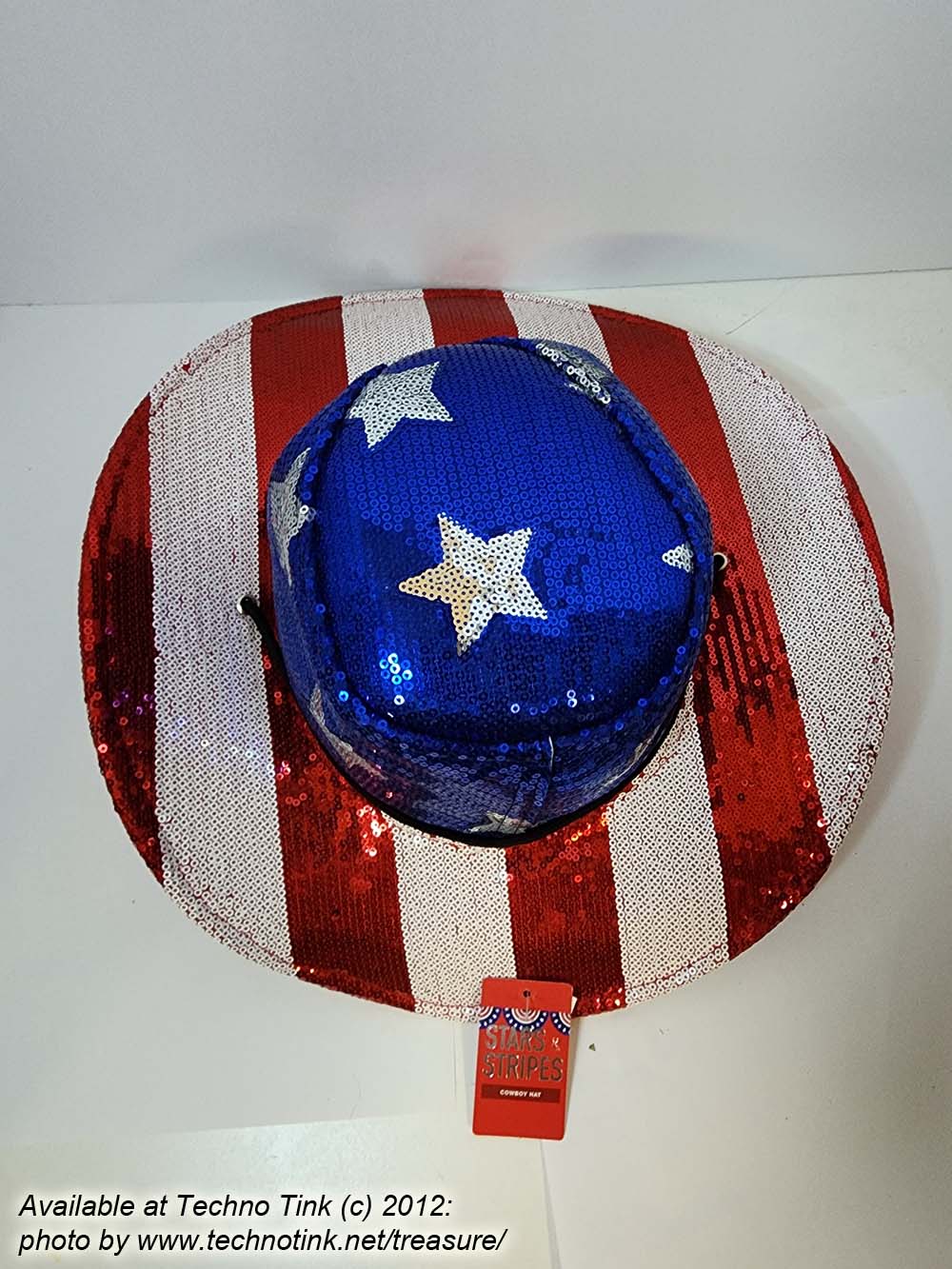 Stars and Strips sequin Cowboy Hat - Image 2
