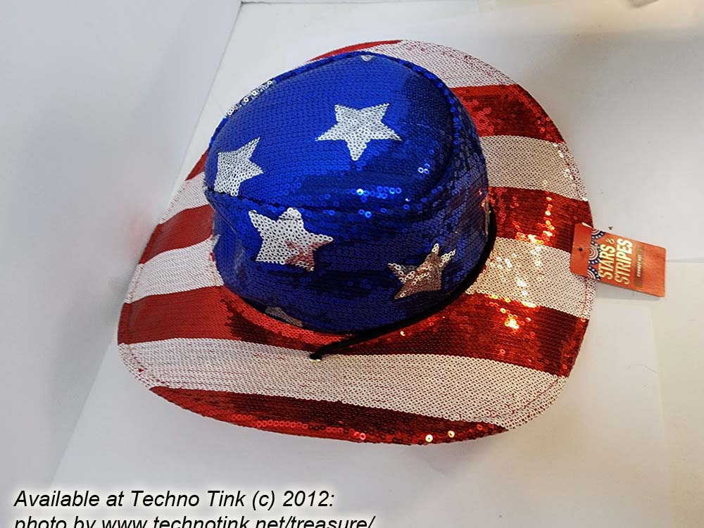 Stars and Strips sequin Cowboy Hat - Image 3
