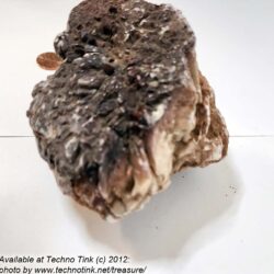 Small chunk of Gypsum with micro crystals growing on it 4" x 3" x 3"