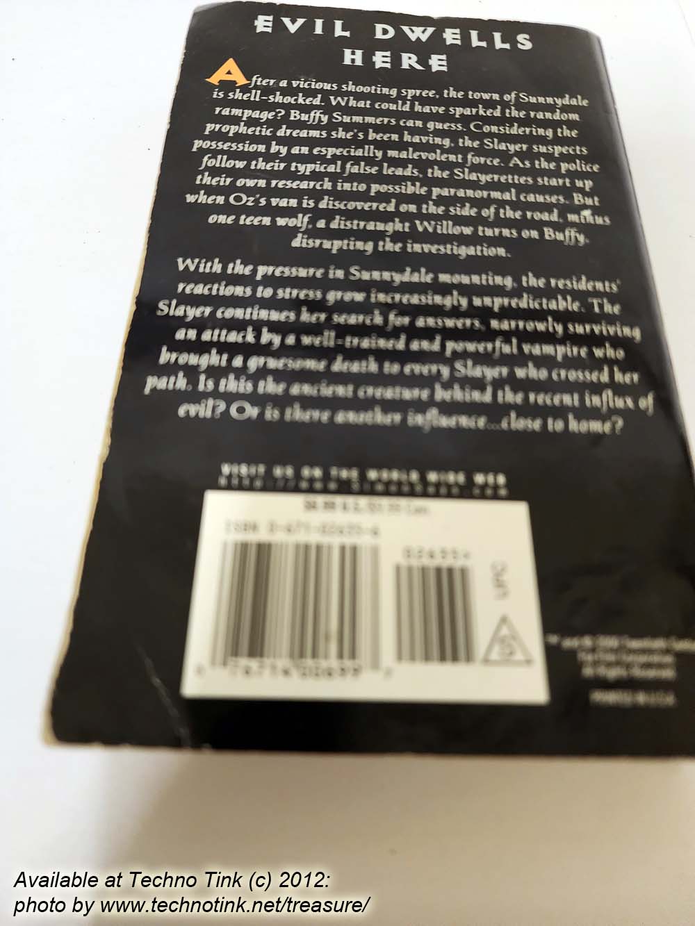 Buffy the Vampire Slayer: The Evil That Men Do by Nancy Holder | Paperback - USED GOOD - Image 6
