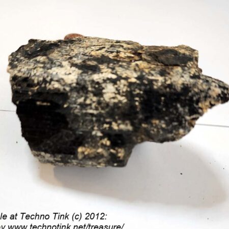 Raw chunk of Black Tourmaline 4x3x2