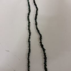 Green Teal Mottled Stone Chip Strand 34" Endless Necklace or Beading Supply