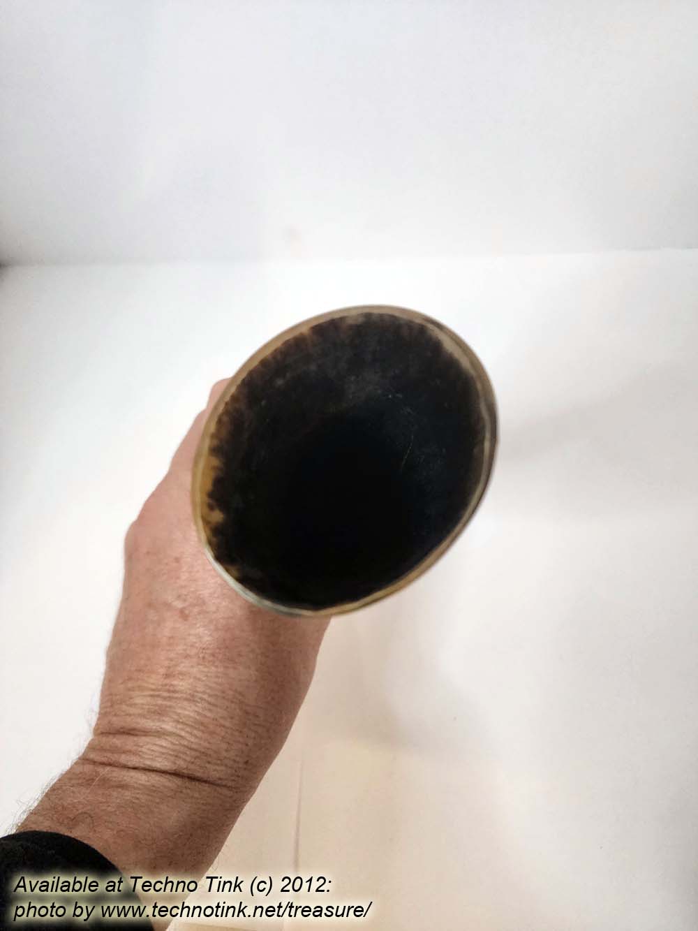 Small Burnt style Viking Drinking Horn 7-9 inches - Image 24