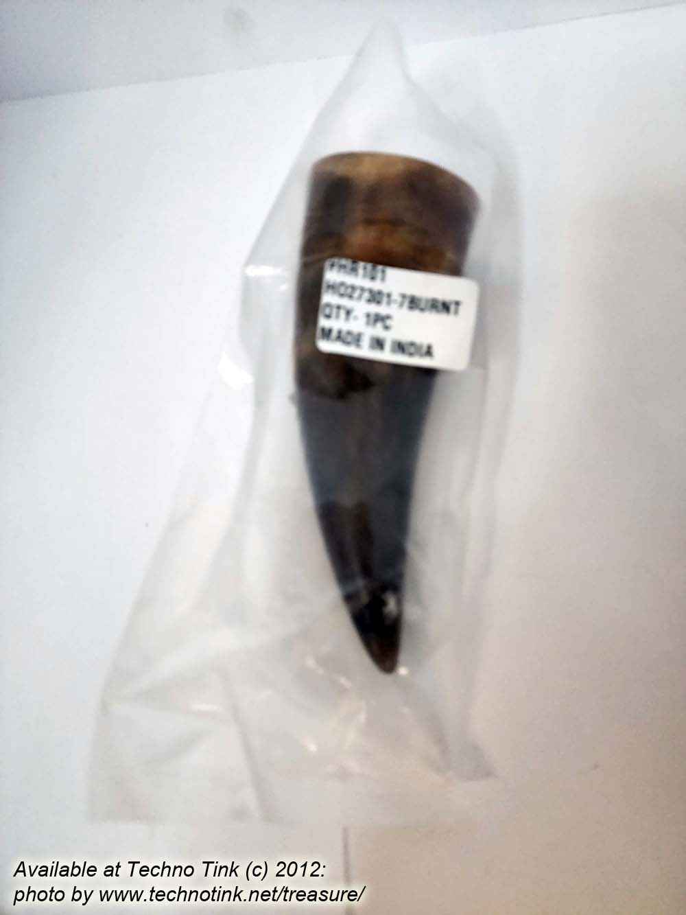 Small Burnt style Viking Drinking Horn 7-9 inches - Image 27