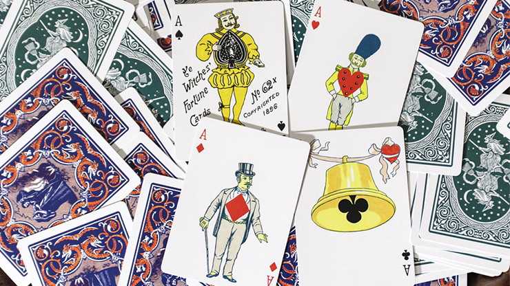 Limited Edition Ye Witches' Gold Gilded Fortune Cards (1 Way Back)(RED BOX) - Image 3