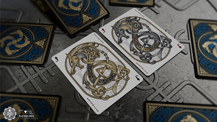 Valhalla Viking Emerald or Sapphire (Standard) Playing Cards - Image 15