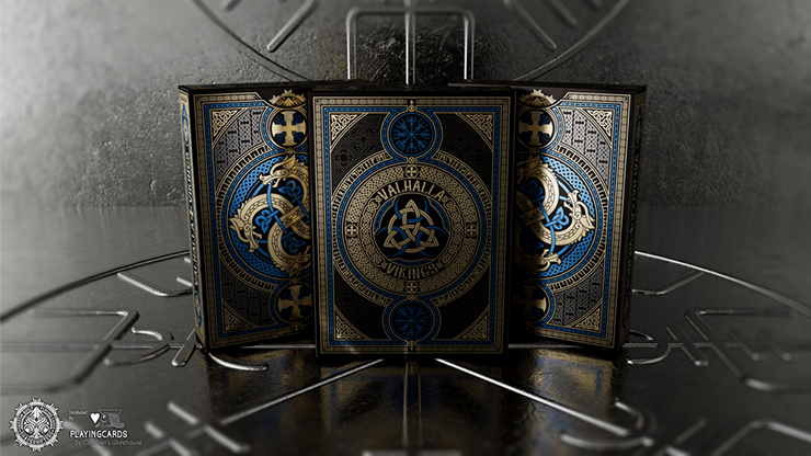 Valhalla Viking Emerald or Sapphire (Standard) Playing Cards - Image 18
