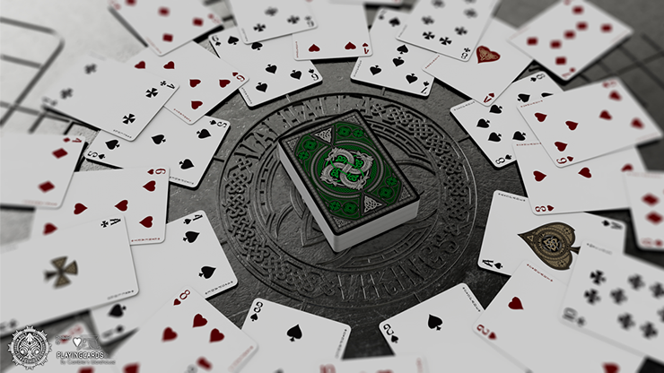 Valhalla Viking Emerald or Sapphire (Standard) Playing Cards - Image 5