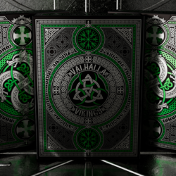 Valhalla Viking Emerald or Sapphire (Standard) Playing Cards