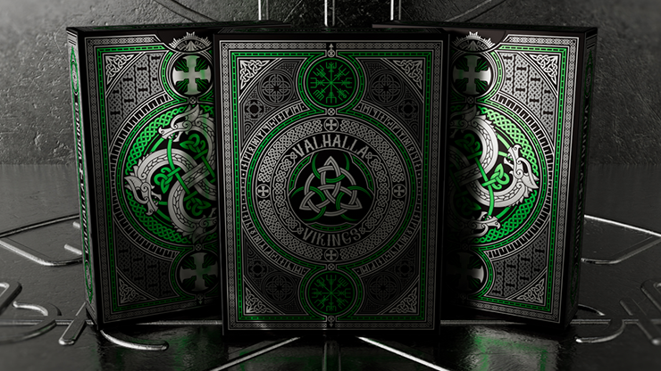 Valhalla Viking Emerald or Sapphire (Standard) Playing Cards