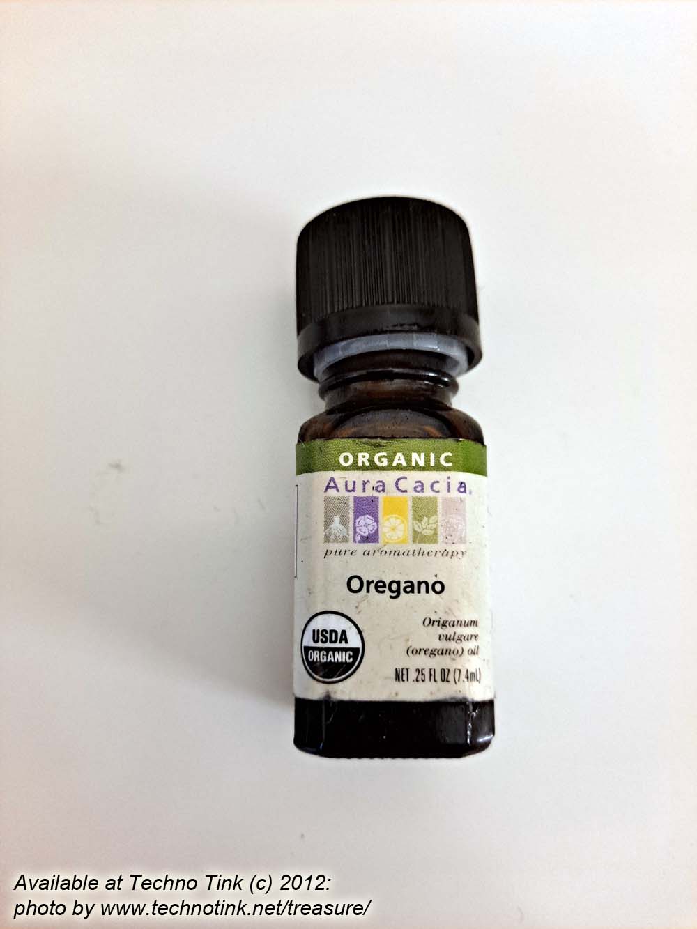 Oregano Essential Oil, Organic - Aura Cacia, .25 fl oz