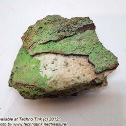 Medium Conichalcite Crystal Matrix 4.5x4x1 from Mexico