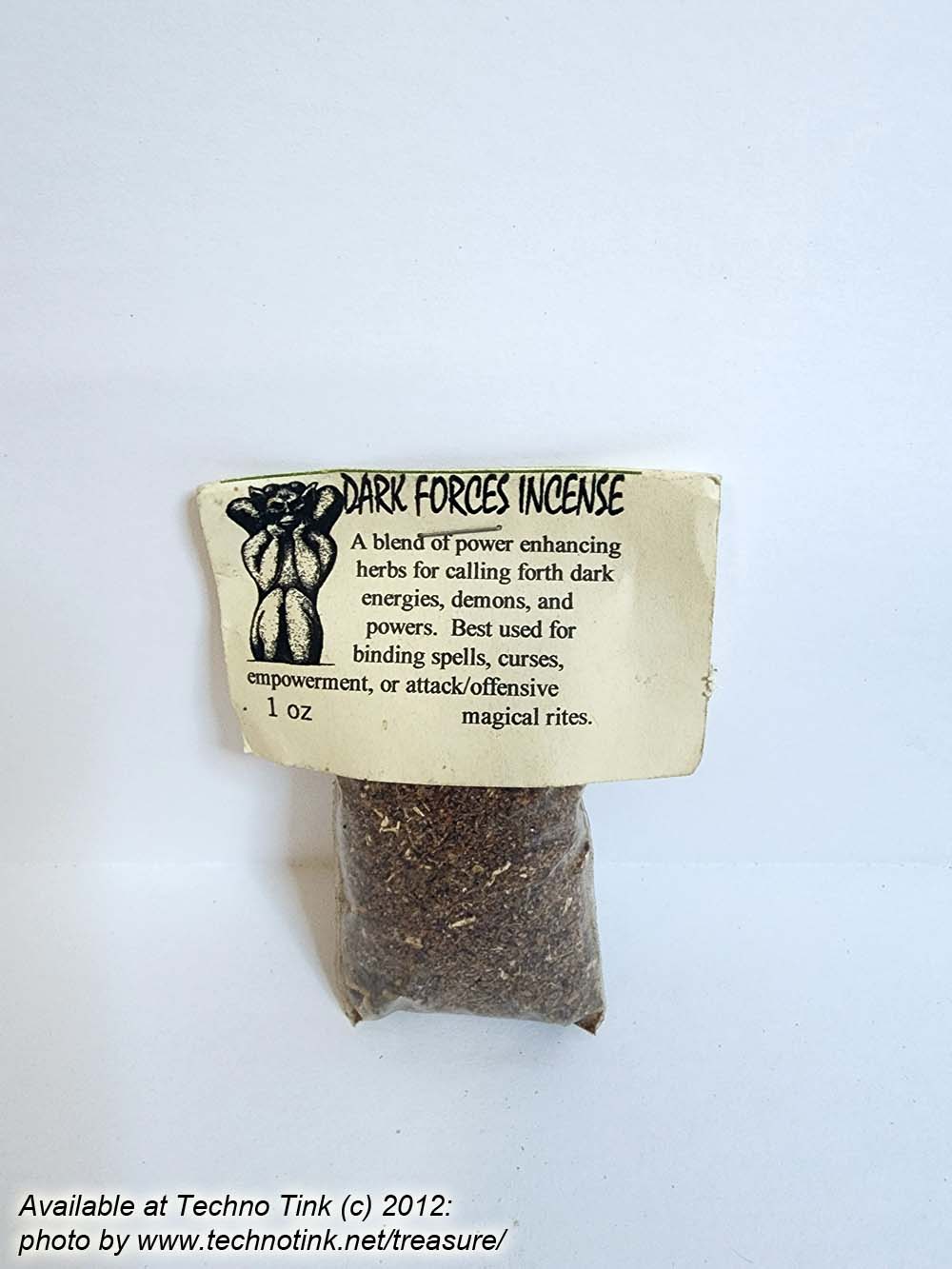 Dark Forces Raw Incense - 1 ounce - Image 2