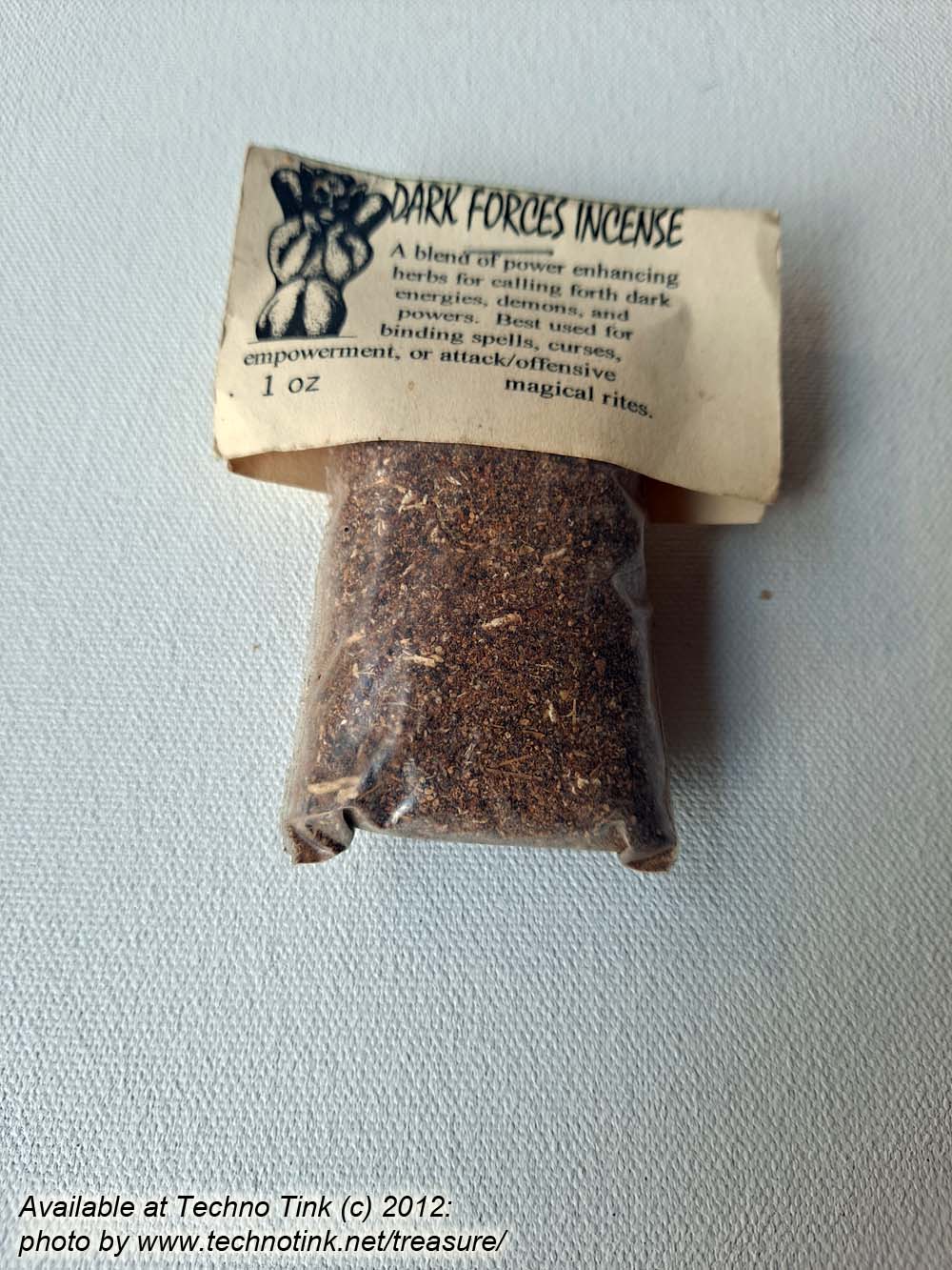 Dark Forces Raw Incense - 1 ounce