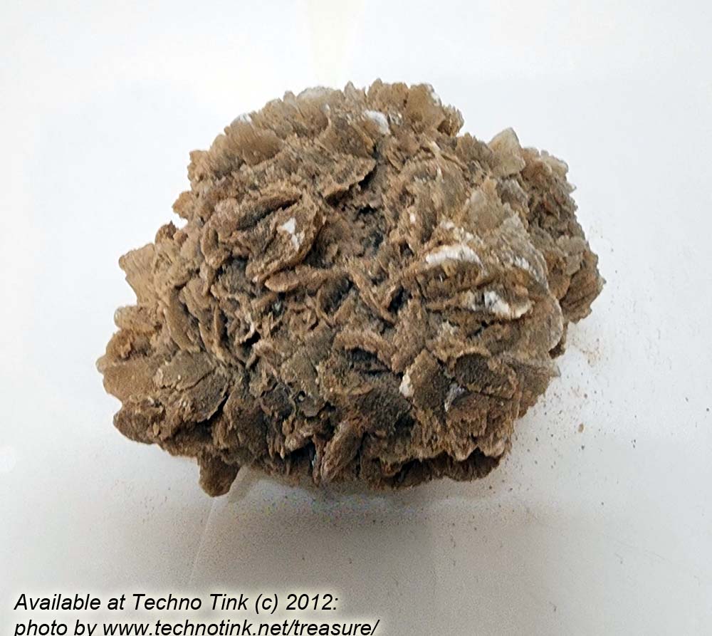 Desert Rose gypsum - Large chunk raw from Roswell New Mexico 4x3x3