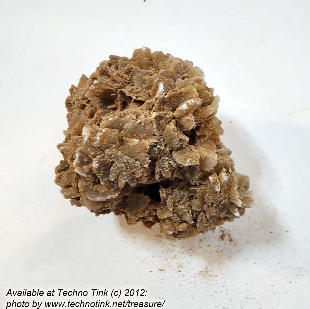 Desert Rose gypsum - Large chunk raw from Roswell New Mexico 4x3x3 - Image 10