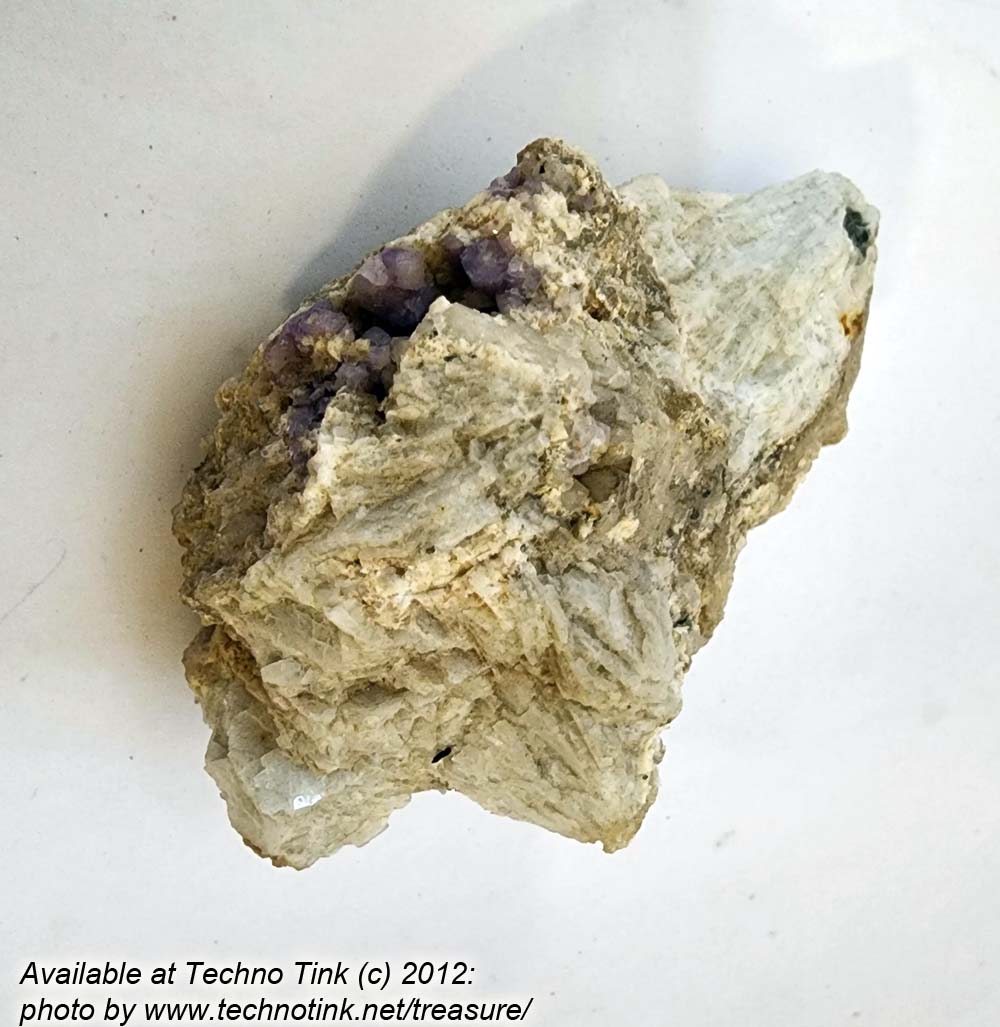 Small Fluorapatite Crystals and Quartz? approx 3"x2"x1" - Image 3