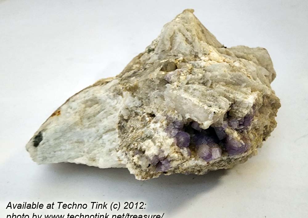 Small Fluorapatite Crystals and Quartz? approx 3"x2"x1"
