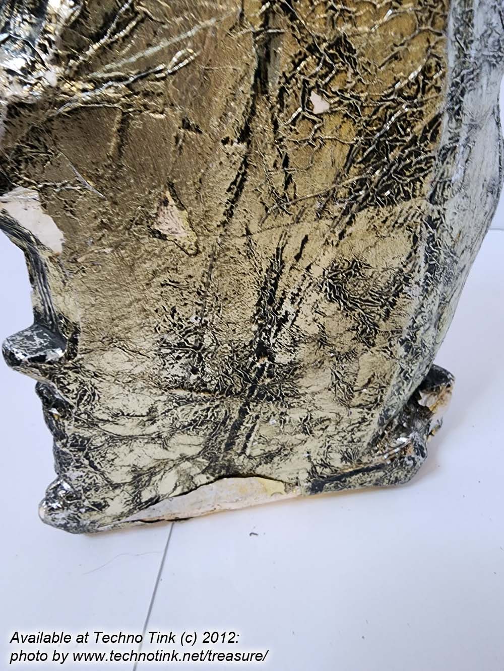 Foil Wrapped Plaster Statue of Historic Spanish Sailing Ship - Image 6
