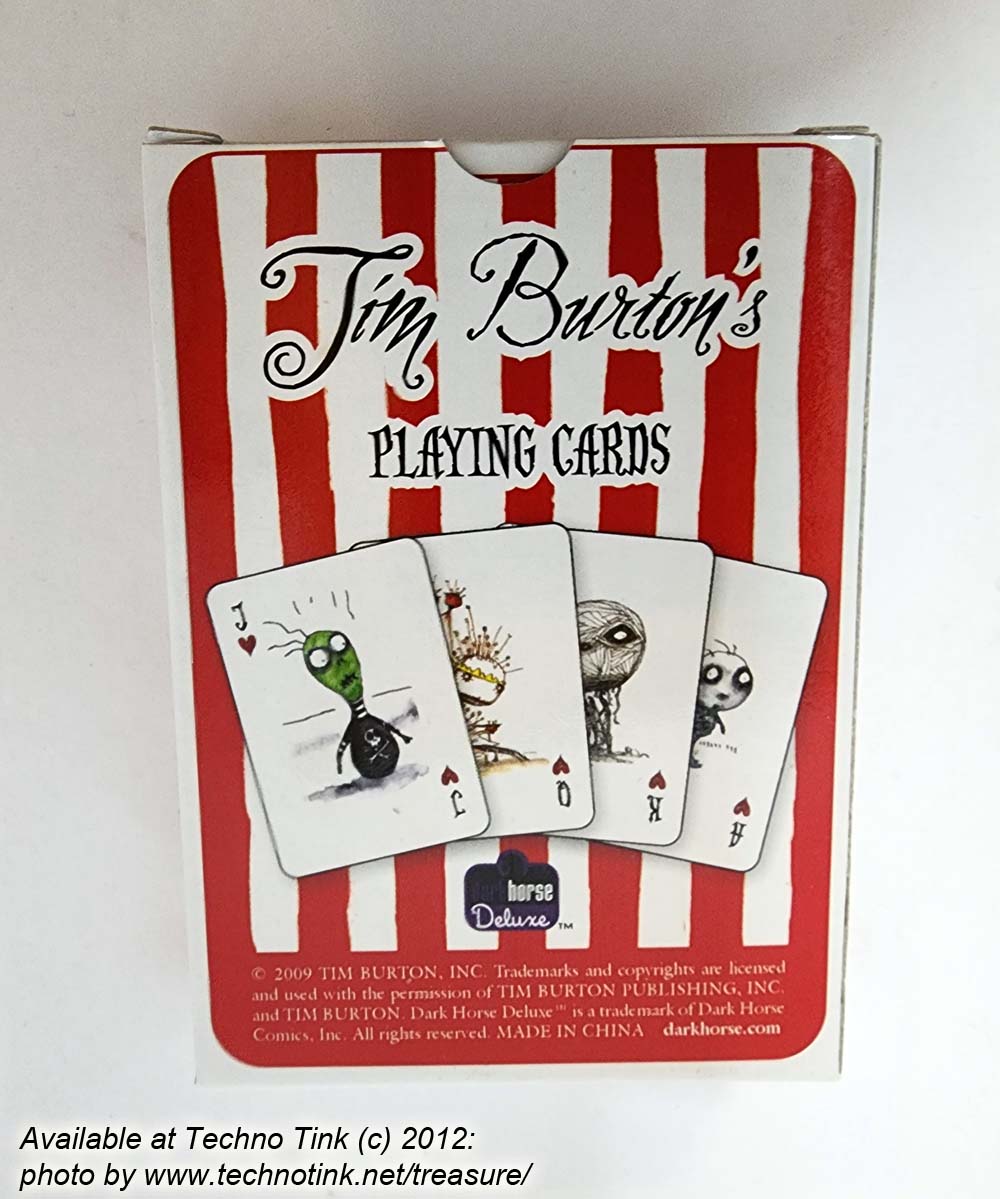 Tim Burton Playing Cards (USED: VERY GOOD) - Image 7