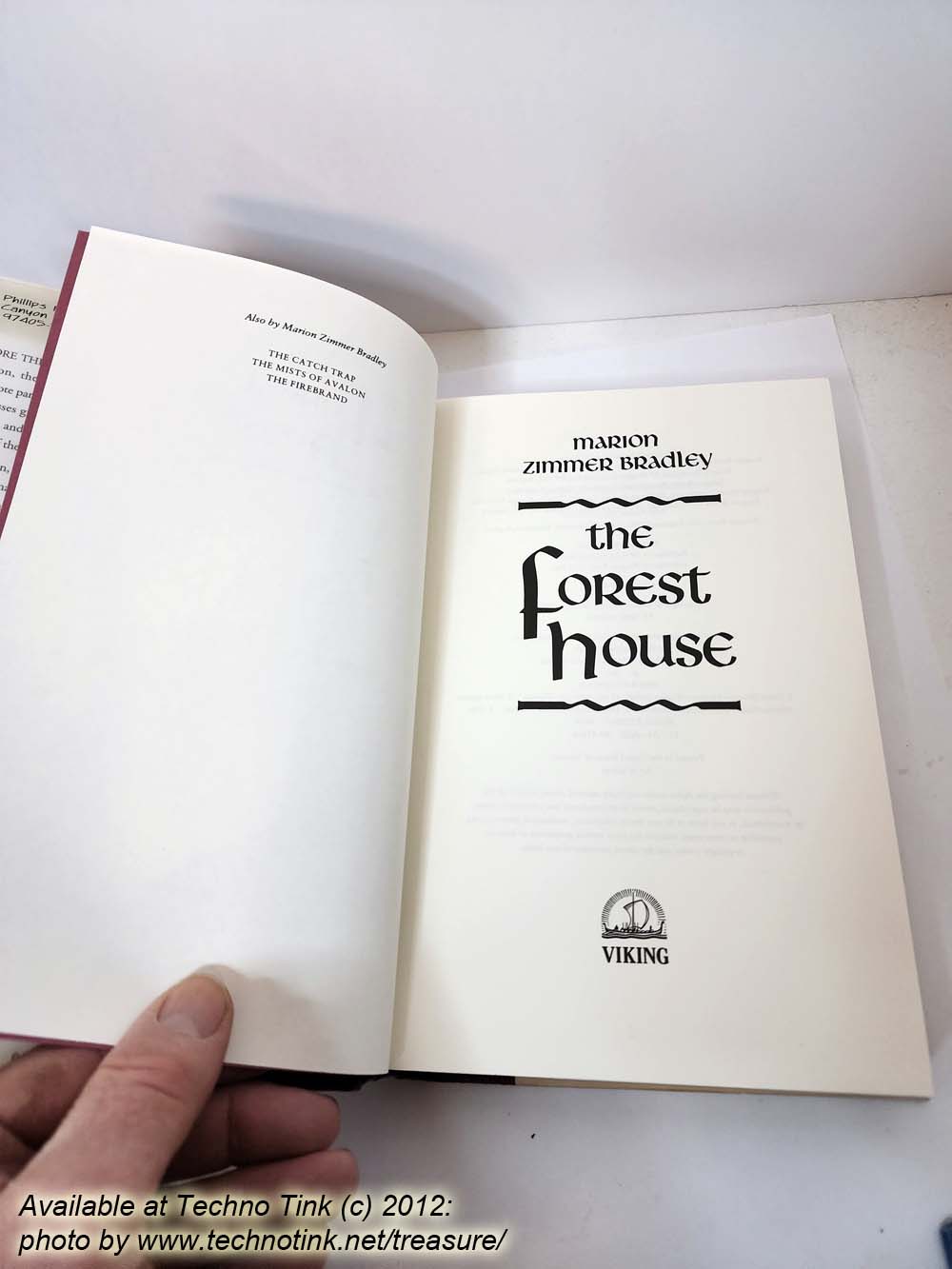 The Forest House by Marion Zimmer Bradley - Hardcover 1994 USED: VERY GOOD - Image 10