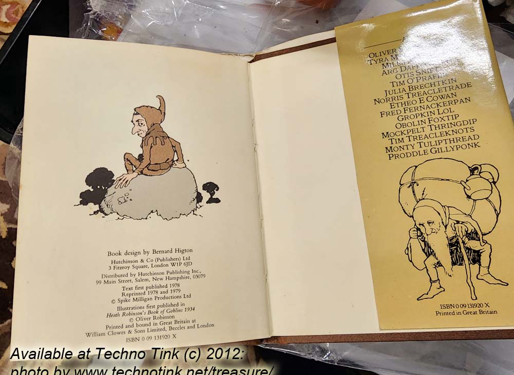 Goblins: verses by Spike Milligan, Illustrations by W Heath Robinson (Hardcover Minibook 1979 - Image 14