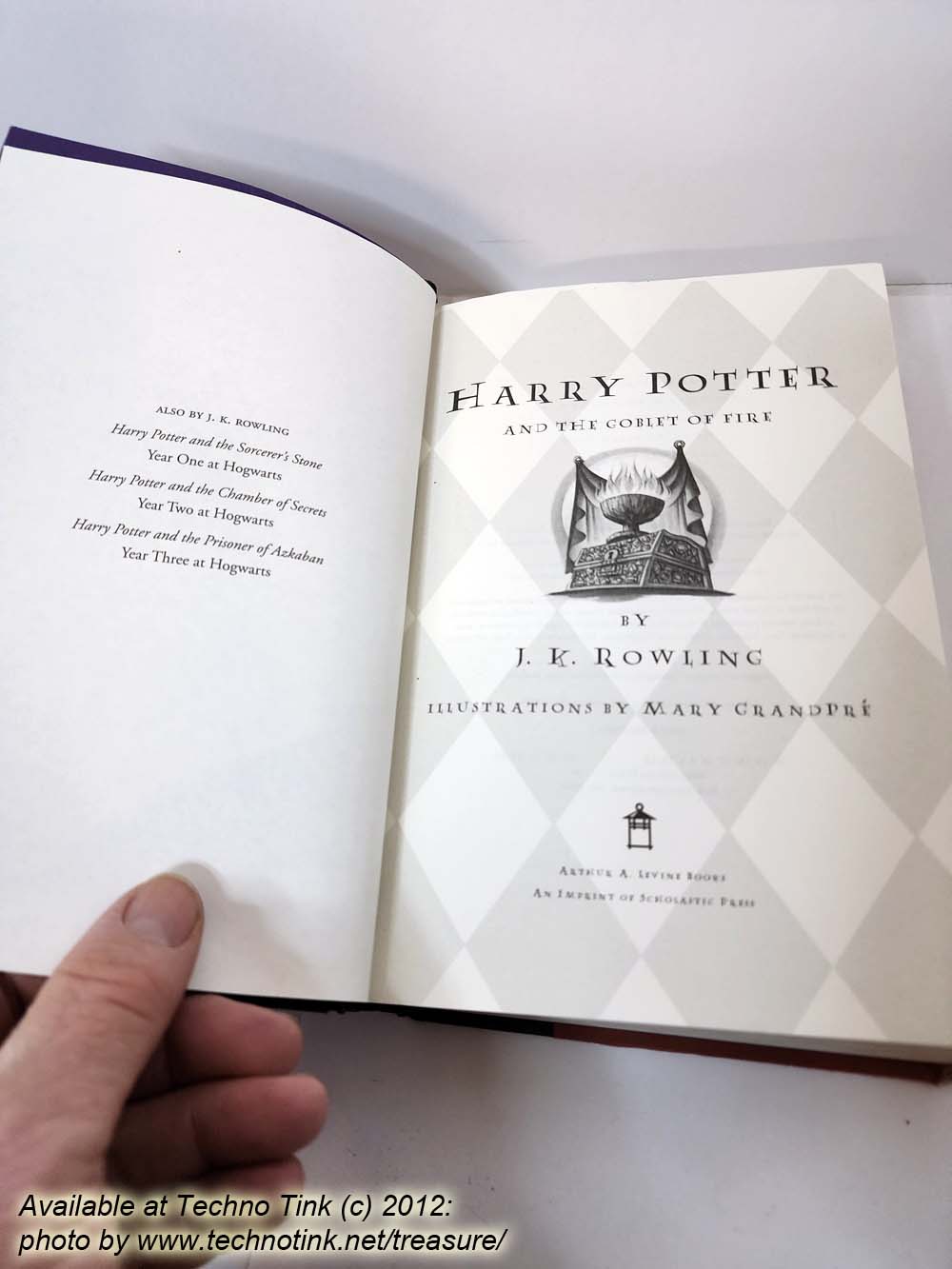 Harry Potter and the Goblet of FIre by J.K. Rowling - Hardcover 2000 Used - Good