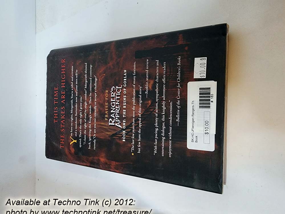 Ranger's Apprentice: Book Two: The Burning Bridge by John Flanagan (Hard Cover 2005 LIKE NEW) - Image 7