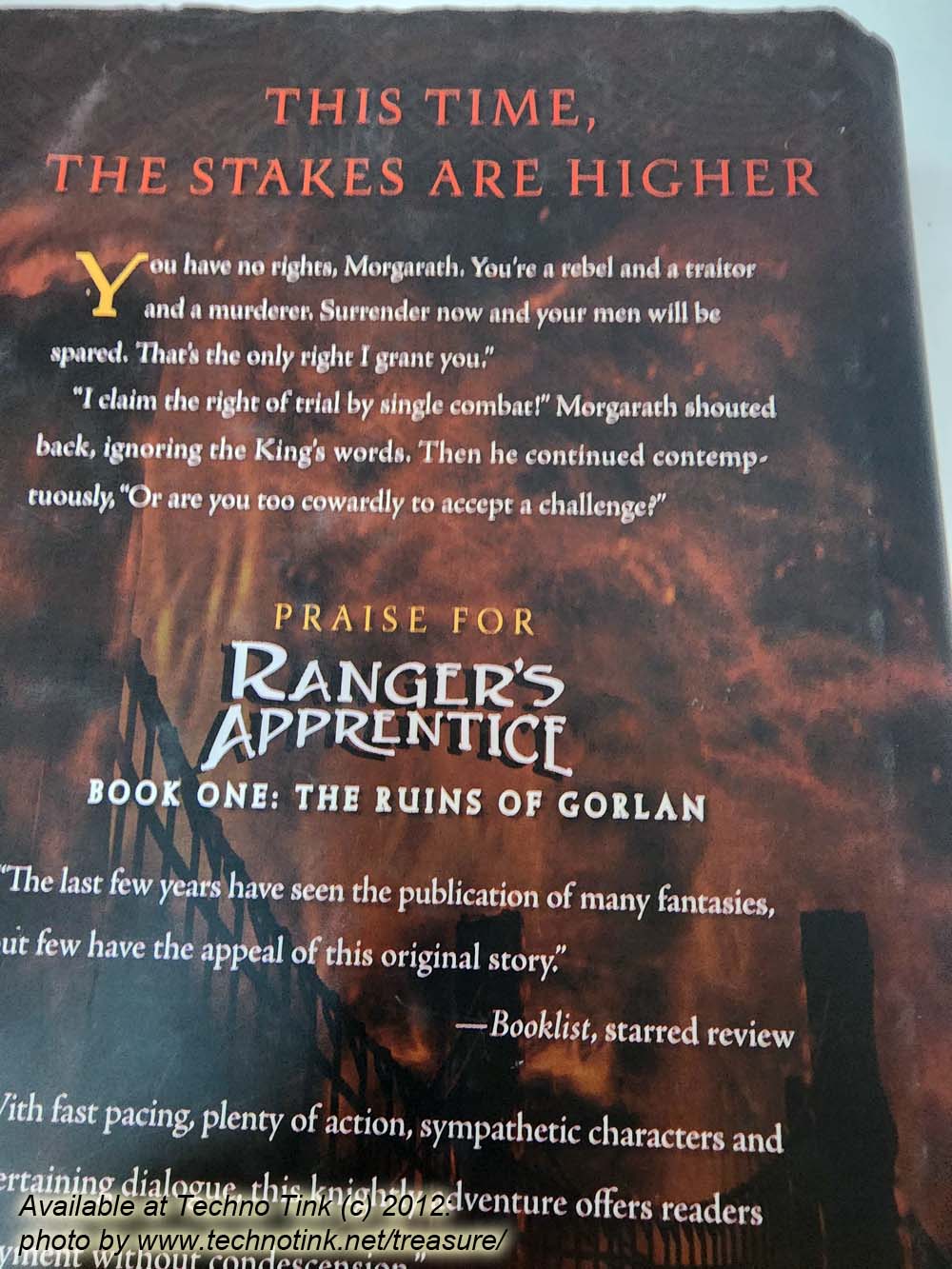 Ranger's Apprentice: Book Two: The Burning Bridge by John Flanagan (Hard Cover 2005 LIKE NEW) - Image 8