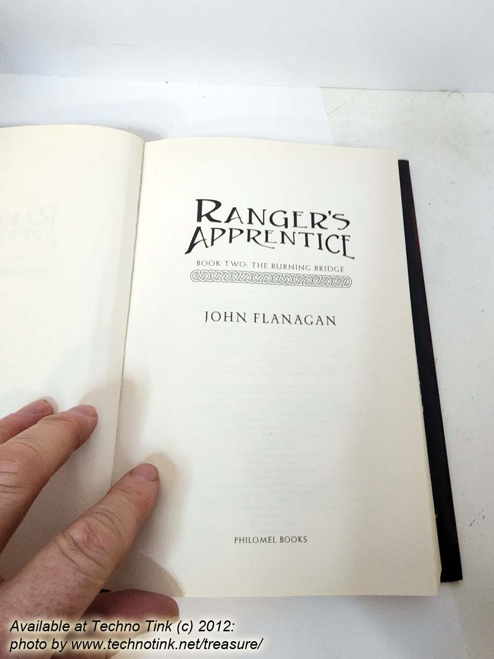 Ranger's Apprentice: Book Two: The Burning Bridge by John Flanagan (Hard Cover 2005 LIKE NEW) - Image 11
