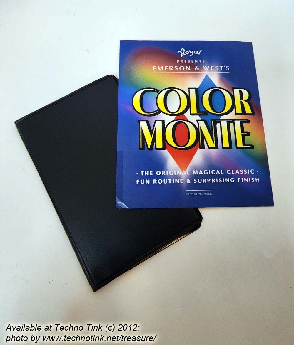 Color Monte Card Trick by Emerson & West - Original USD version
