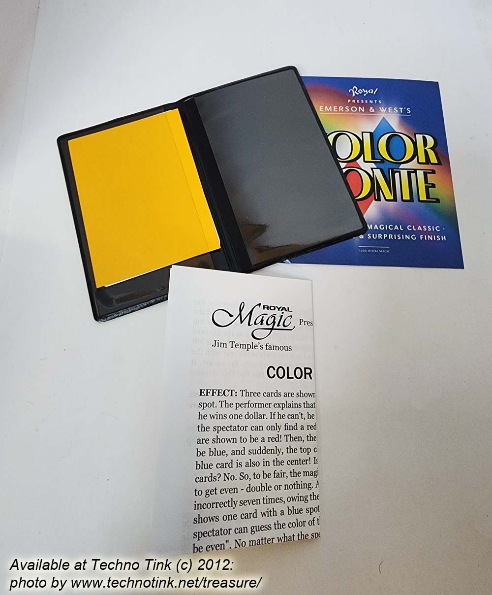 Color Monte Card Trick by Emerson & West - Original USD version - Image 6