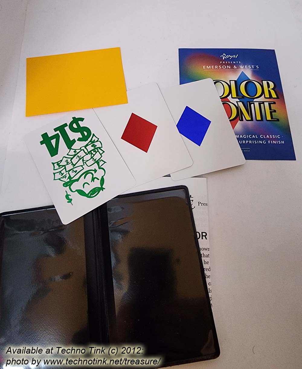 Color Monte Card Trick by Emerson & West - Original USD version - Image 7